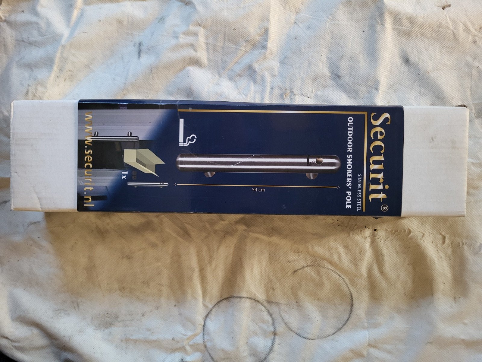 Securit Outdoor Smokers Pole RVS - Nieuw in doos, Ophalen of Verzenden, Nieuw, Zilver, Metaal
