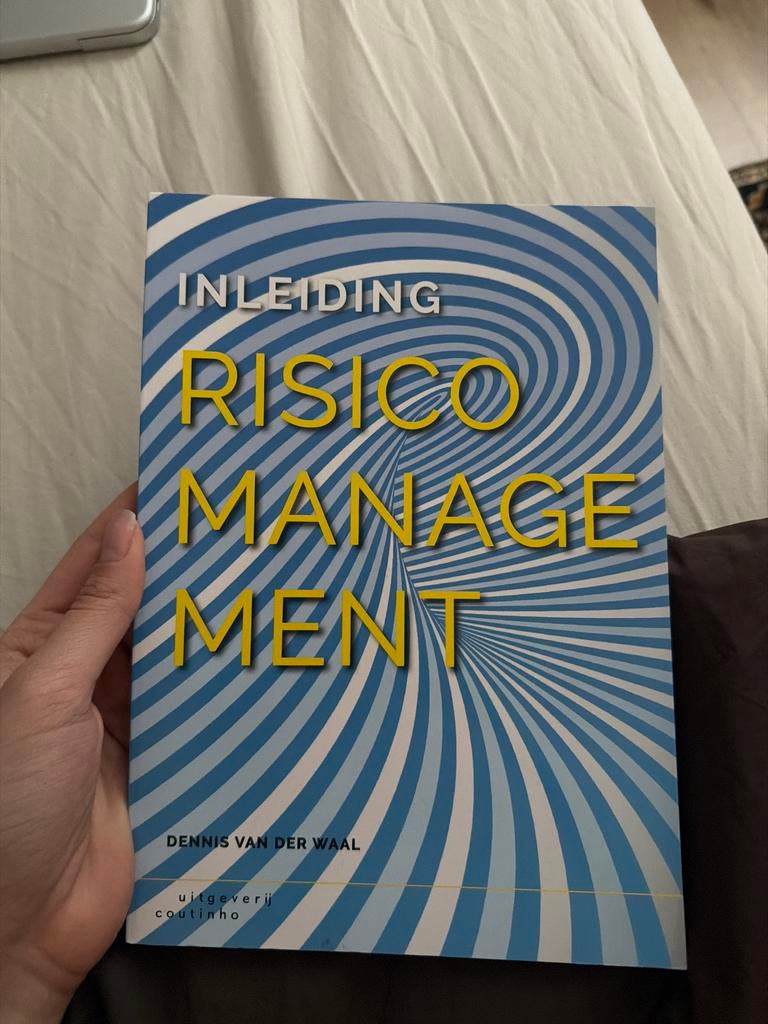 Inleiding Risicomanagement - Dennis van der Waal, Verzenden, Gamma, Zo goed als nieuw, HBO