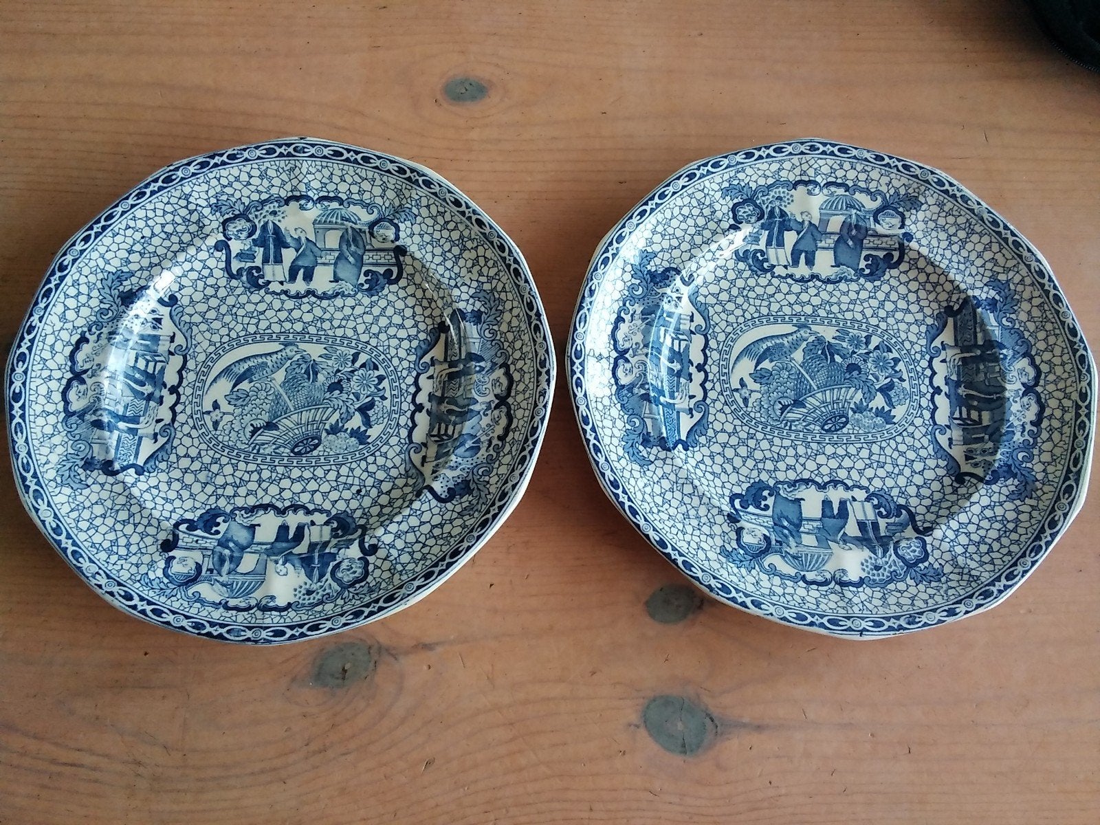 William Adams Chinese Bird borden, Antiek en Kunst, Antiek | Servies los, Verzenden