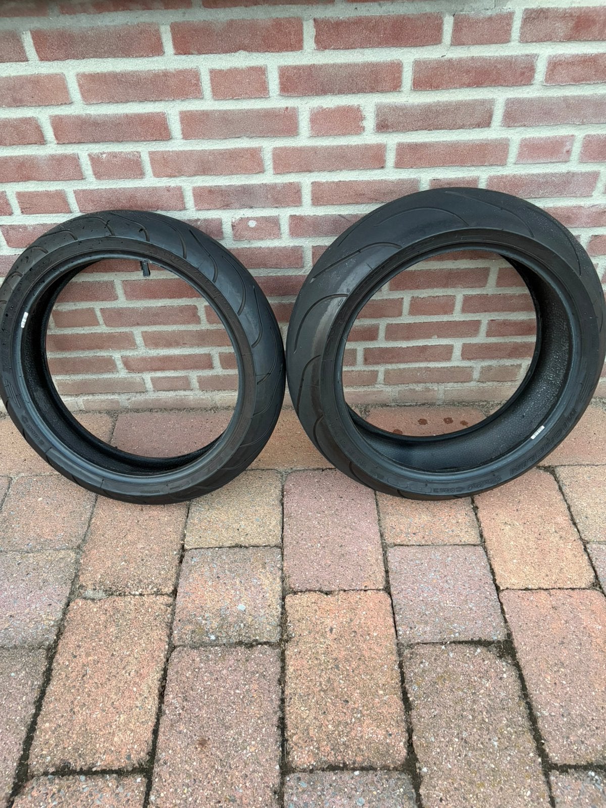 Michelin pilot power radial 190-50-17 en 120-70-17 bandenset, Ophalen of Verzenden