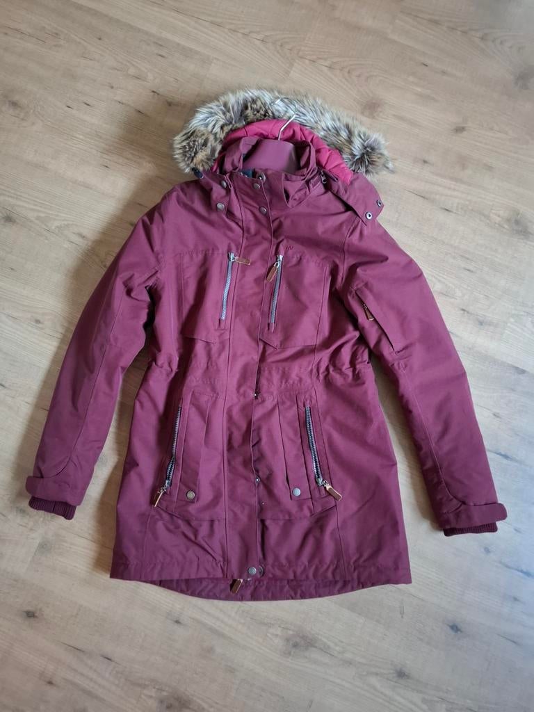 Dames winterjas Human Nature maat M bordeaux rood, Maat 38/40 (M), Ophalen of Verzenden, Human Nature, Gedragen