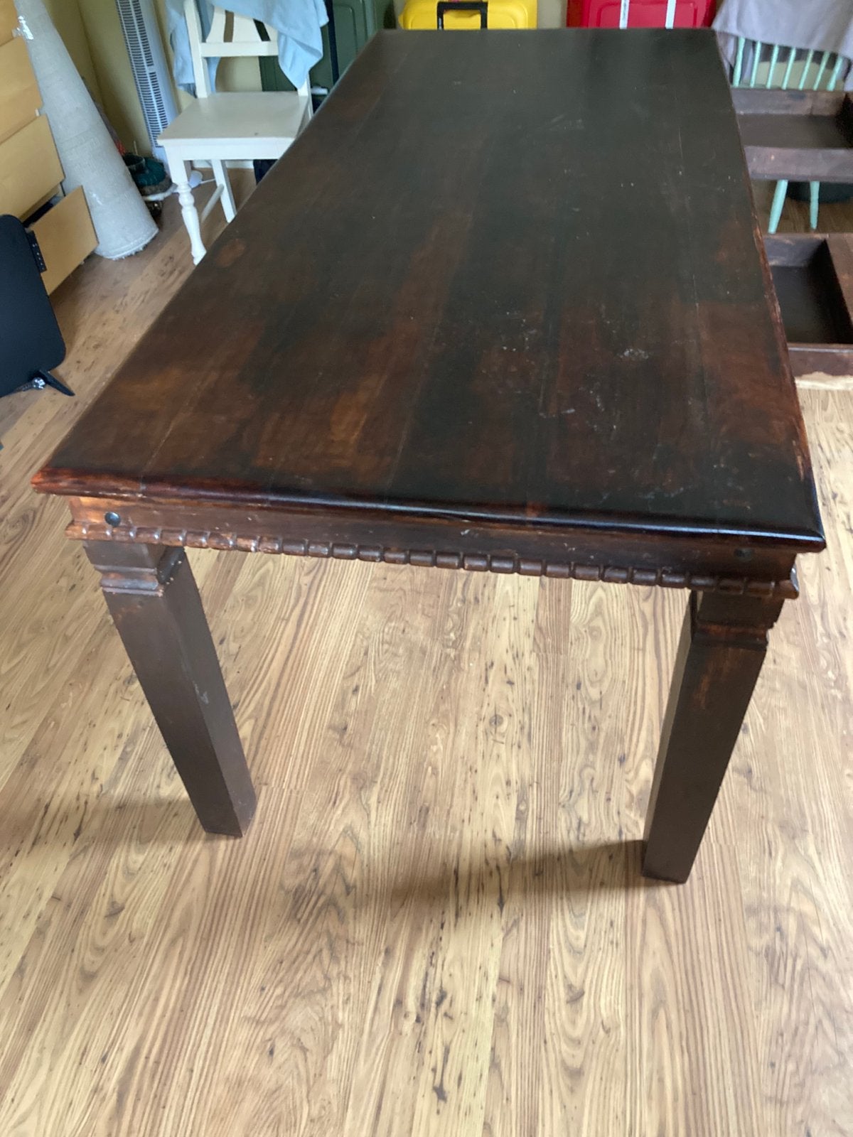 Tafel 2.0 * 0.90, Ophalen, Zo goed als nieuw, Rechthoekig, 50 tot 100 cm