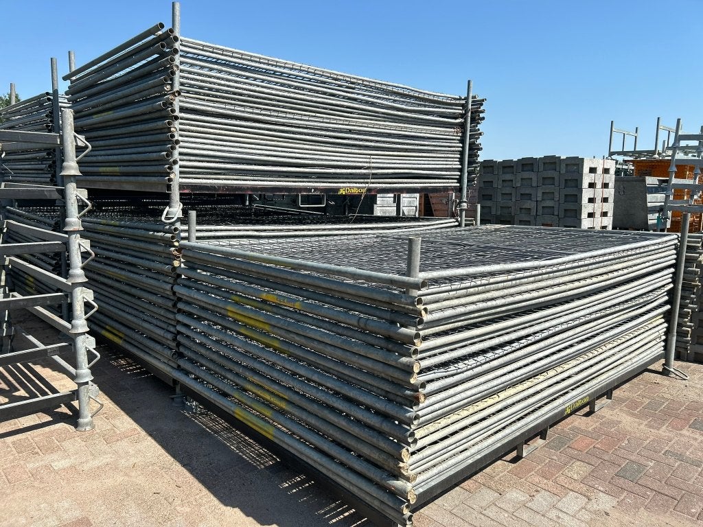 Bouwhek/bouwhekken naverzinkt 3.50x2.00M met middenbuis, Doe-het-zelf en Verbouw, Ophalen, Gebruikt