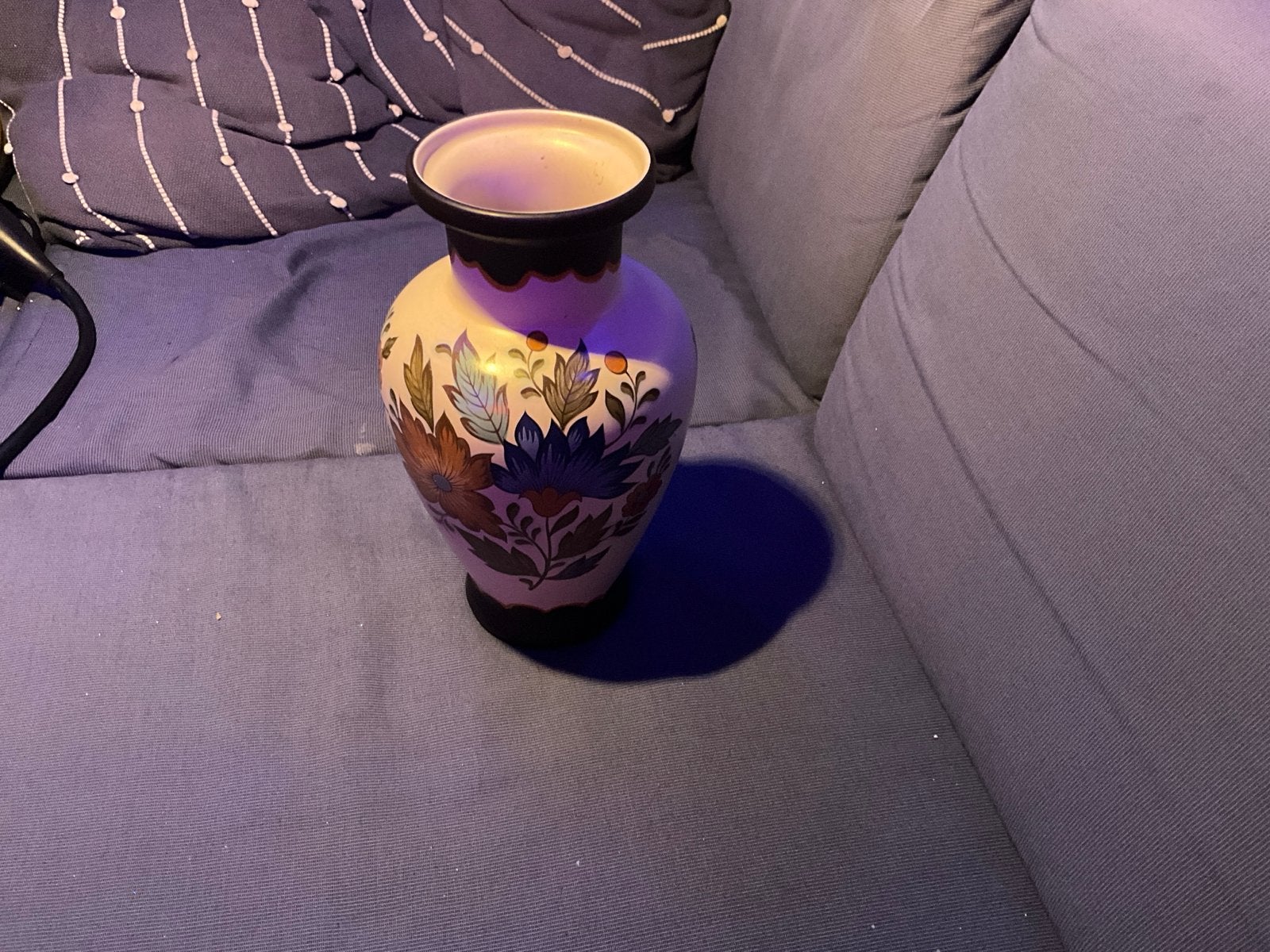 Prachtige Flora Gouda Plateel Holland Handwerk Vaas, Antiek en Kunst, Ophalen of Verzenden