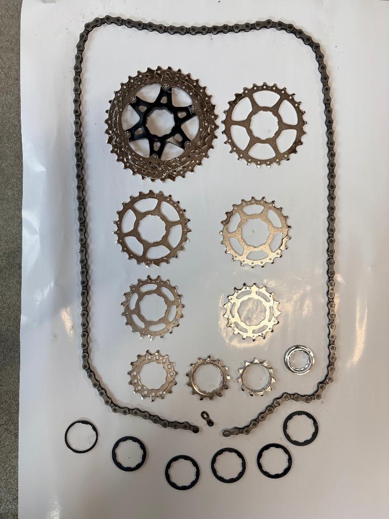 wielrennen Shimano Cassette incl ketting, Ophalen, Zo goed als nieuw, Overige typen