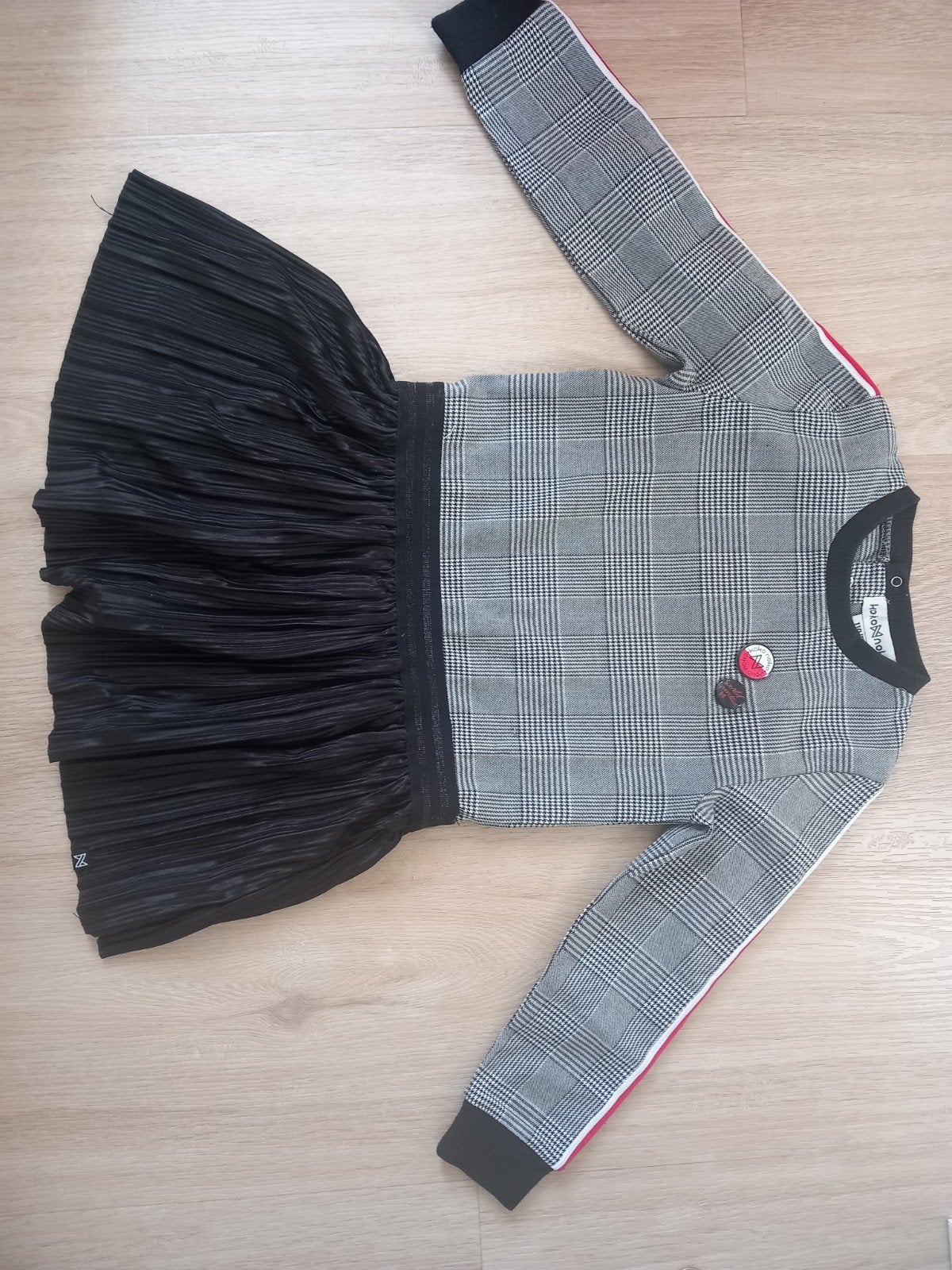 Geruite jurk met plooirok voor meisjes Kokonoko, Ophalen of Verzenden, Zo goed als nieuw, YooAndMe, Meisje