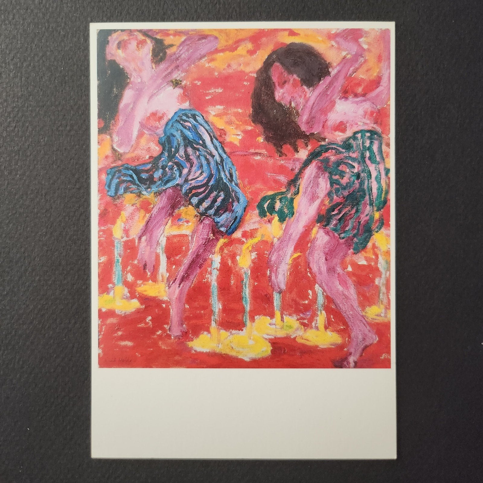 Kunstkaart Emil Nolde - Kerzentänzerinnen (1912), Ophalen of Verzenden, 1980 tot heden, Ongelopen, Cultuur en Media