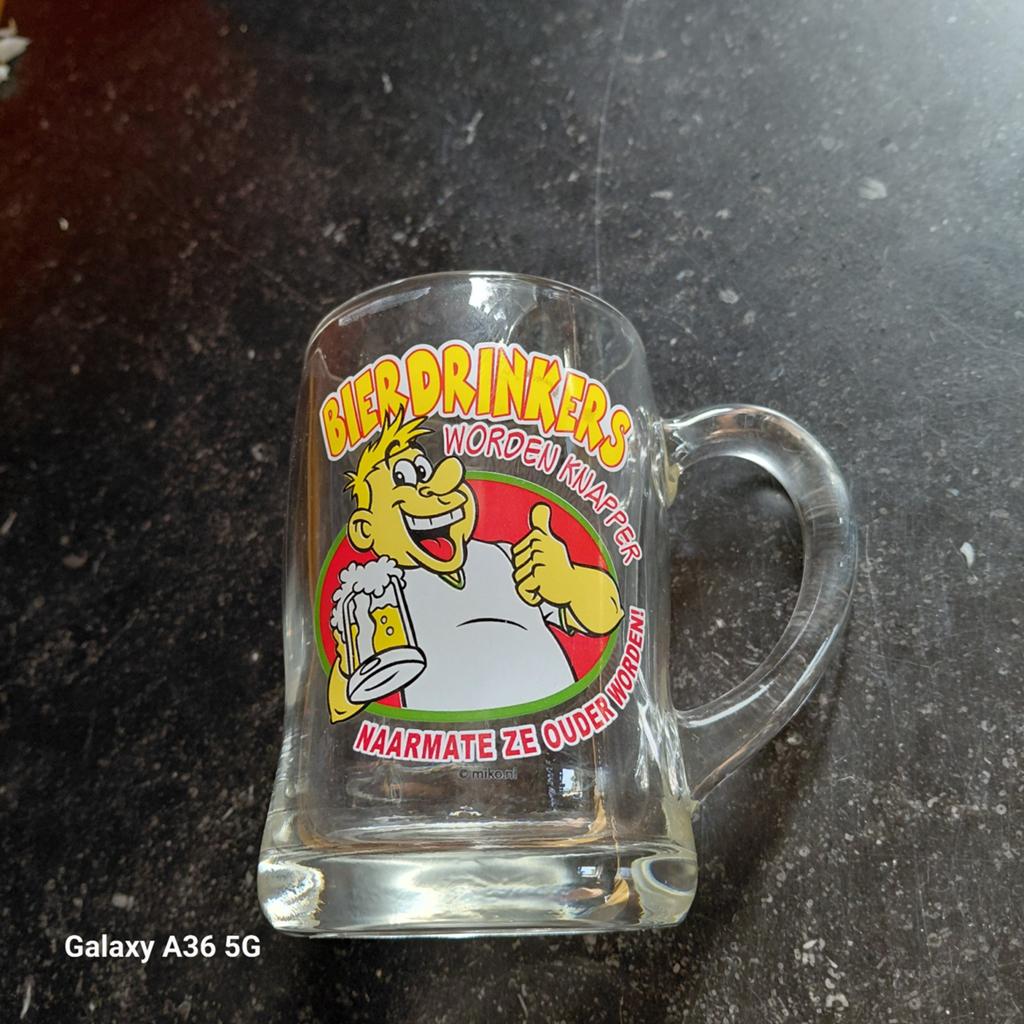 Bierpul "Bierdrinkers worden knapper", Verzamelen, Ophalen of Verzenden, Gebruikt, Pul(len), Overige merken