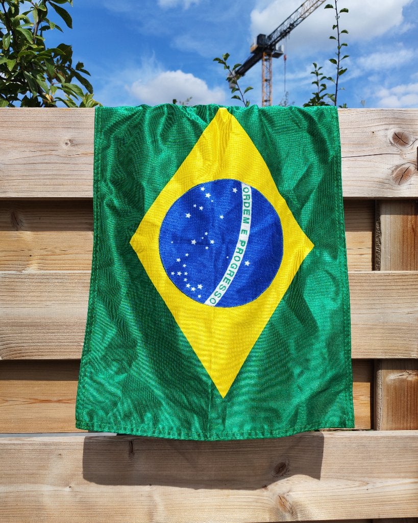 Brazilië Brazil prachtige vintage vlag jaren 1980-90s, Maat XL, Ophalen of Verzenden, Shirt