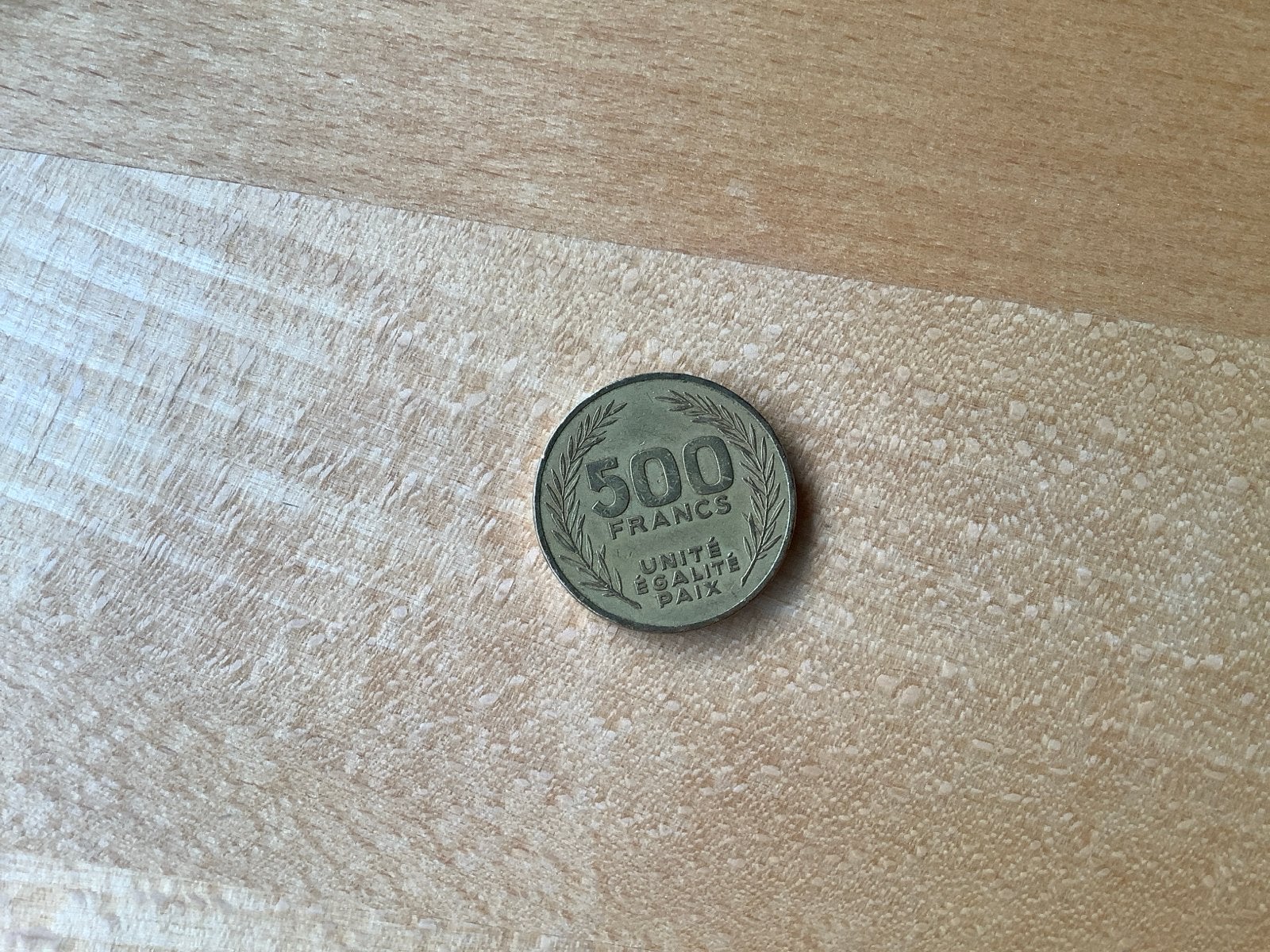 500 Francs Djibouti munt 2010, Ophalen of Verzenden, Oost-Azië, Losse munt, Goud