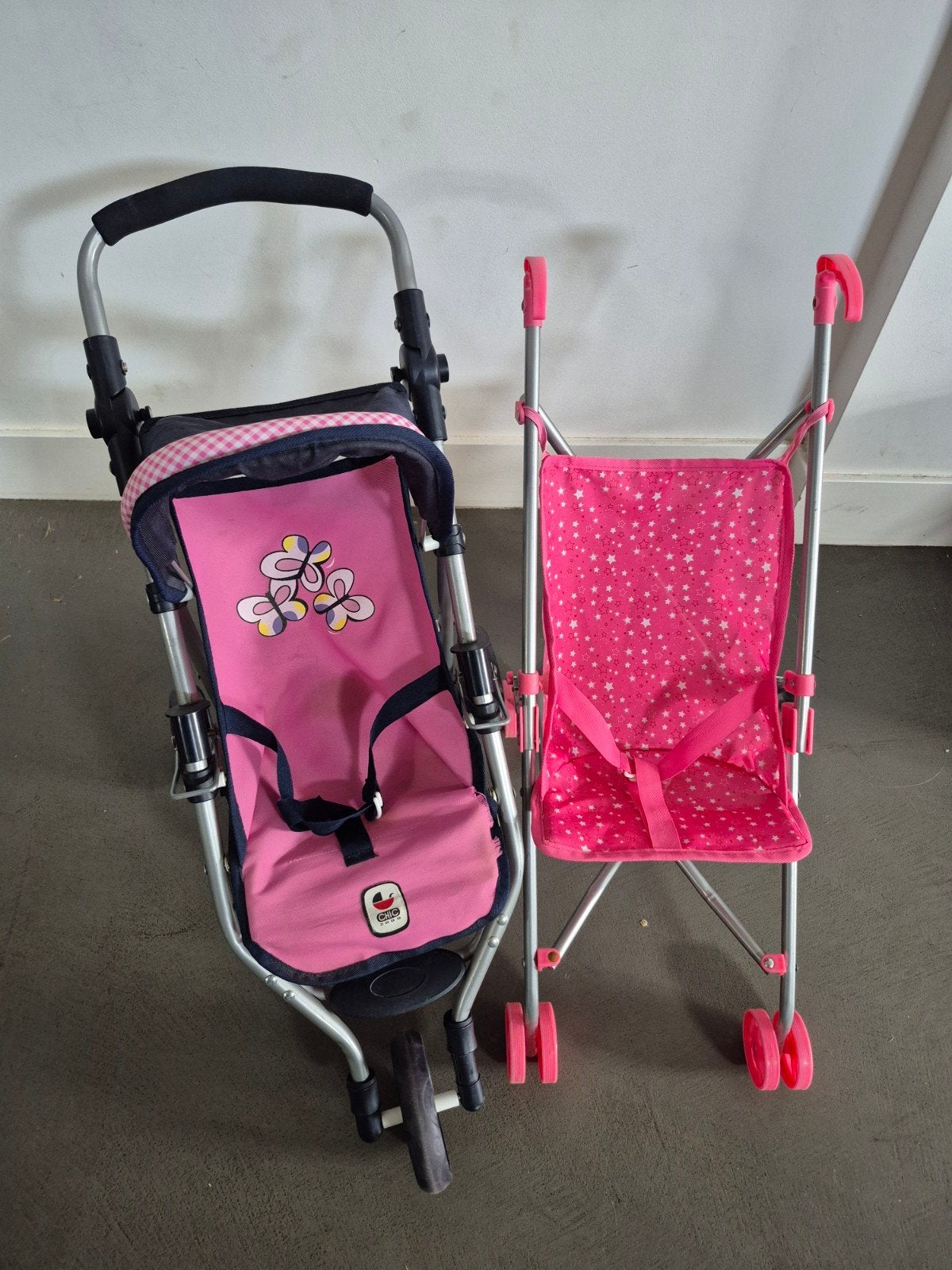Leuke poppenbuggies - roze, Ophalen