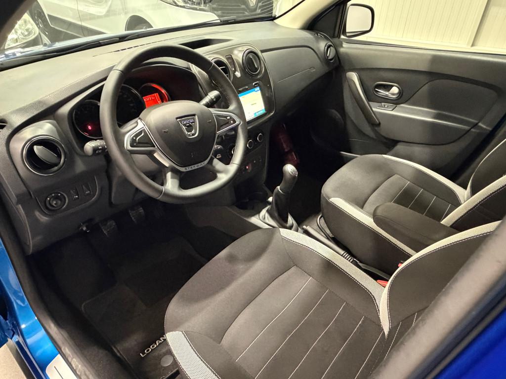 Dacia Logan MCV 0.9 TCe Stepway Navigatie|Airco|CruiseContro, Voorwielaandrijving, Stof, Gebruikt, Blauw