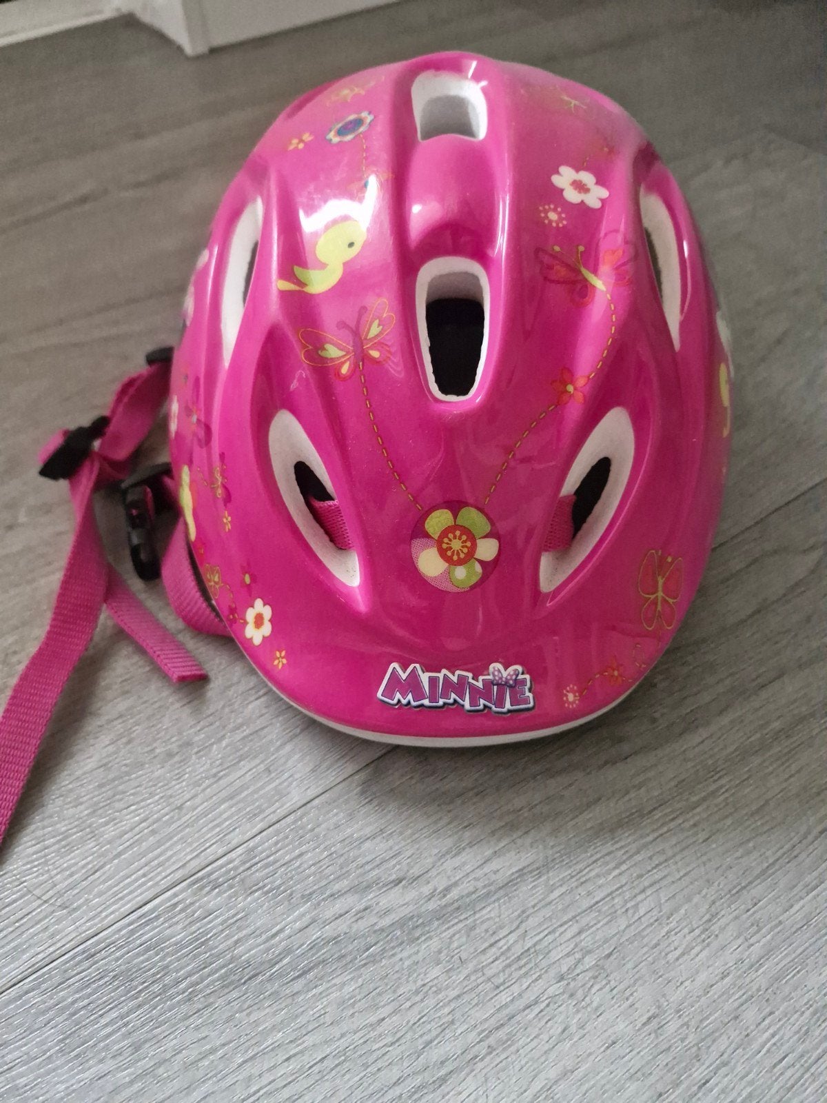 Roze kinderfietshelm met Minnie Mouse en Daisy Duck, Meisje, Overige maten, Ophalen of Verzenden, Disney