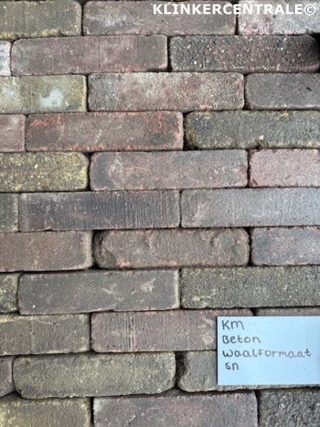 540m2 gemêleerd betonwaaltjes betonklinkers waalformaat bss, Tuin en Terras, Bij dit gebruikte product niet meer te achterhalen.