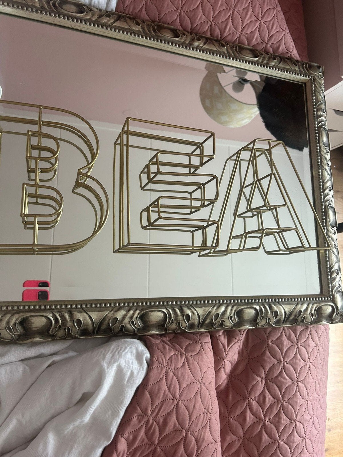 Gouden BEA letters - decoratie, Huis en Inrichting, Woonaccessoires | Overige, Ophalen of Verzenden