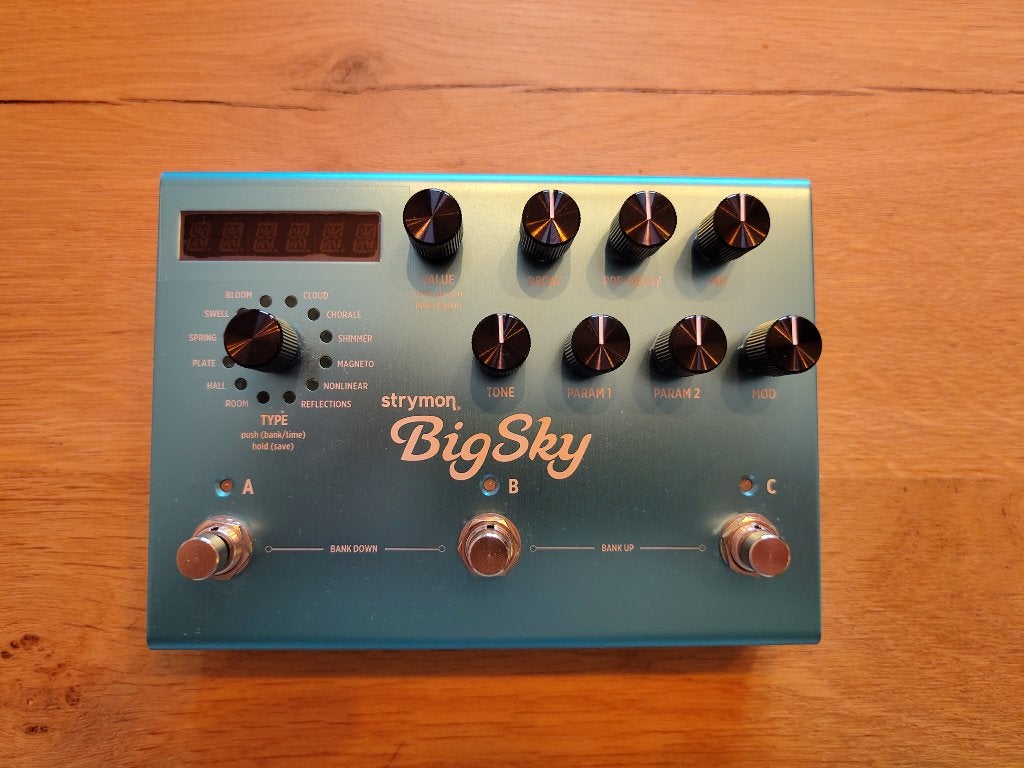 Strymon Big Sky Multi Reverb effectpedaal, Ophalen of Verzenden, Zo goed als nieuw, Reverb