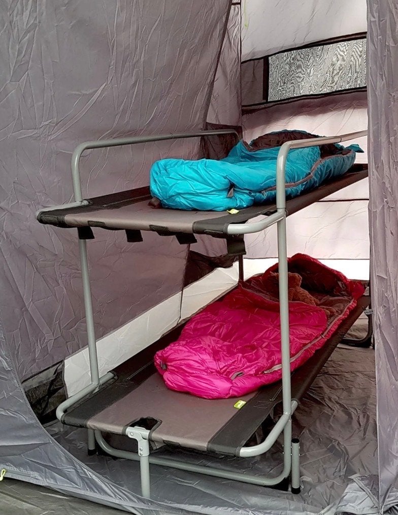 Kampa Bunkie stapelbed veldbed voor kamperen, Ophalen, Zo goed als nieuw