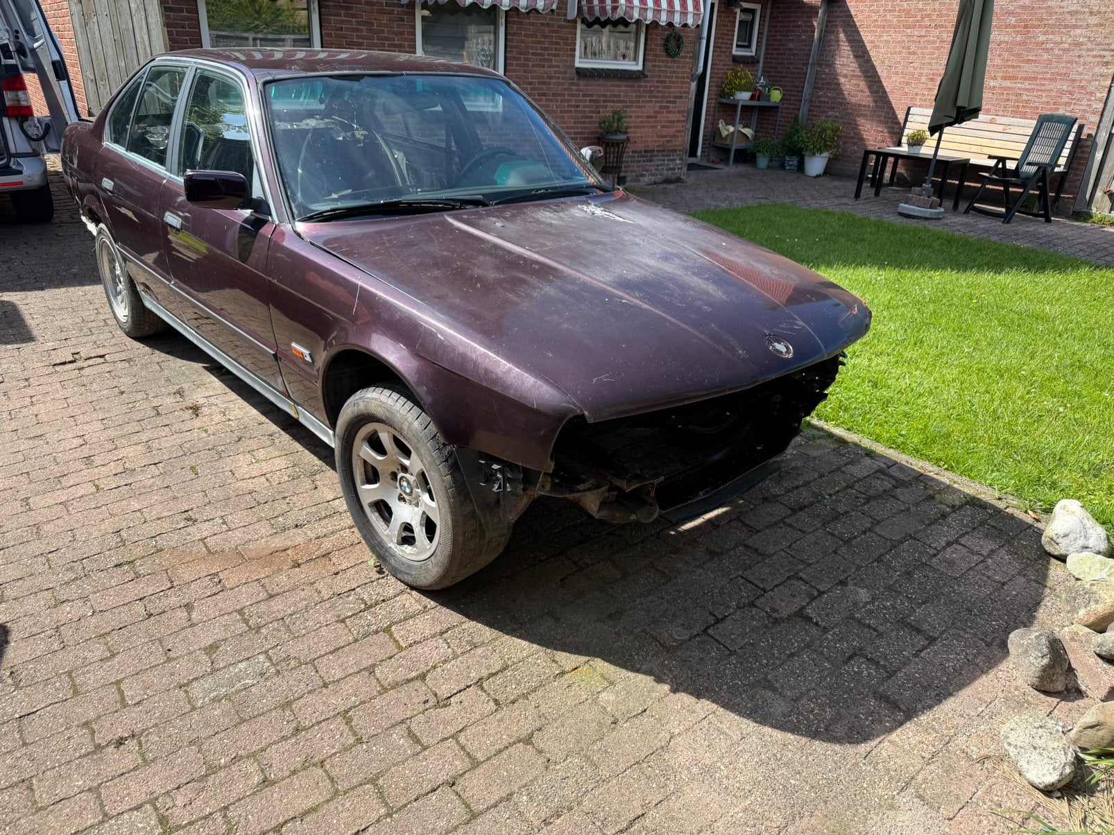 Bmw e34 gestrand project, Ophalen, BMW