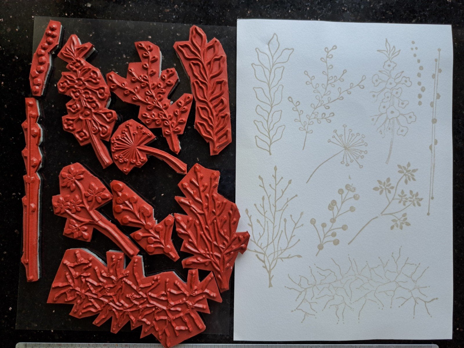 ARTSPECIALLY RUBBER STEMPELS KAARTEN ART SPECIALLY takken 
g, Ophalen of Verzenden, Nieuw, EZ-mounted stempel