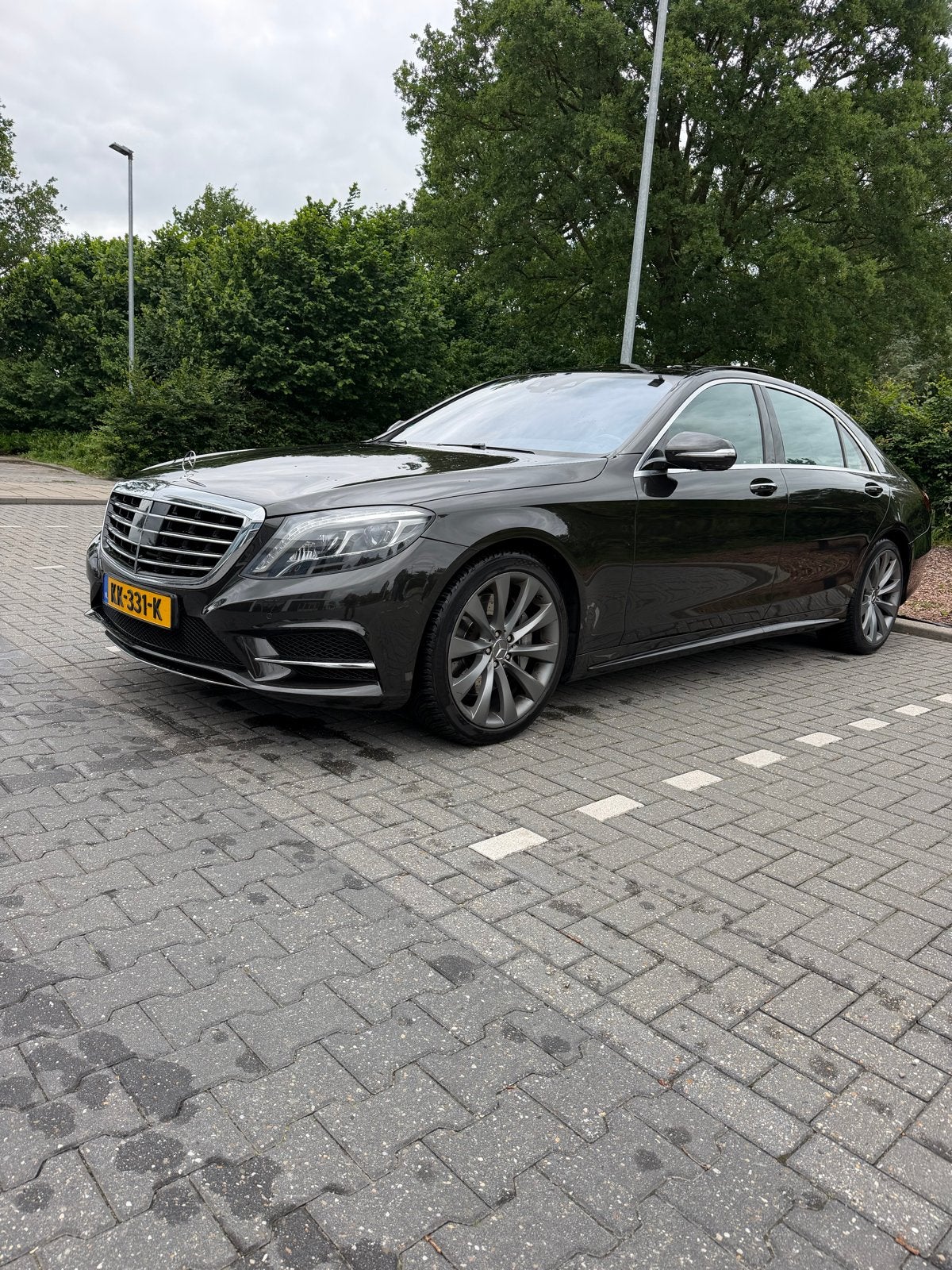 Mercedes-Benz S-Klasse S 350D 9G-TRONIC Lang 2016 Bruin, Auto's, Automaat, Achterwielaandrijving, 2987 cc, Diesel