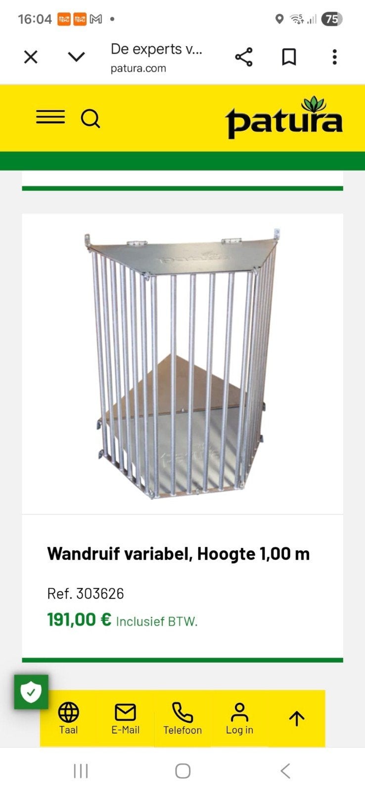 Hooiruif splinternieuw nog in doos, Ophalen, Nieuw