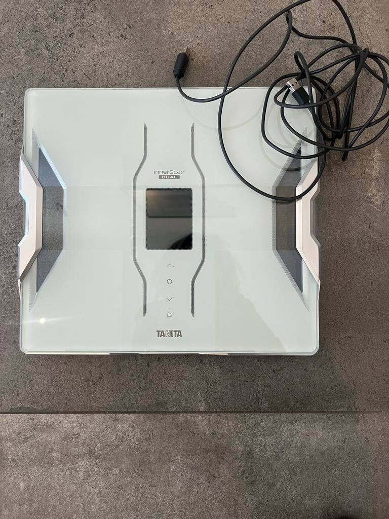 Tanita Innerscan Dual RD-901 lichaamsanalyse weegschaal, 100 kg of meer, Ophalen of Verzenden, Personenweegschaal, 500 gram of grover
