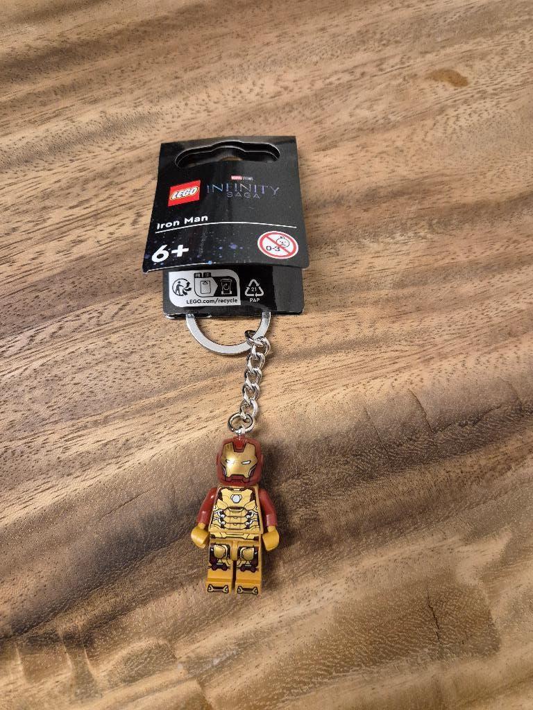 Lego Marvel Iron man sleutelhanger nieuw, Lego, Lego, Nieuw, Ophalen of Verzenden