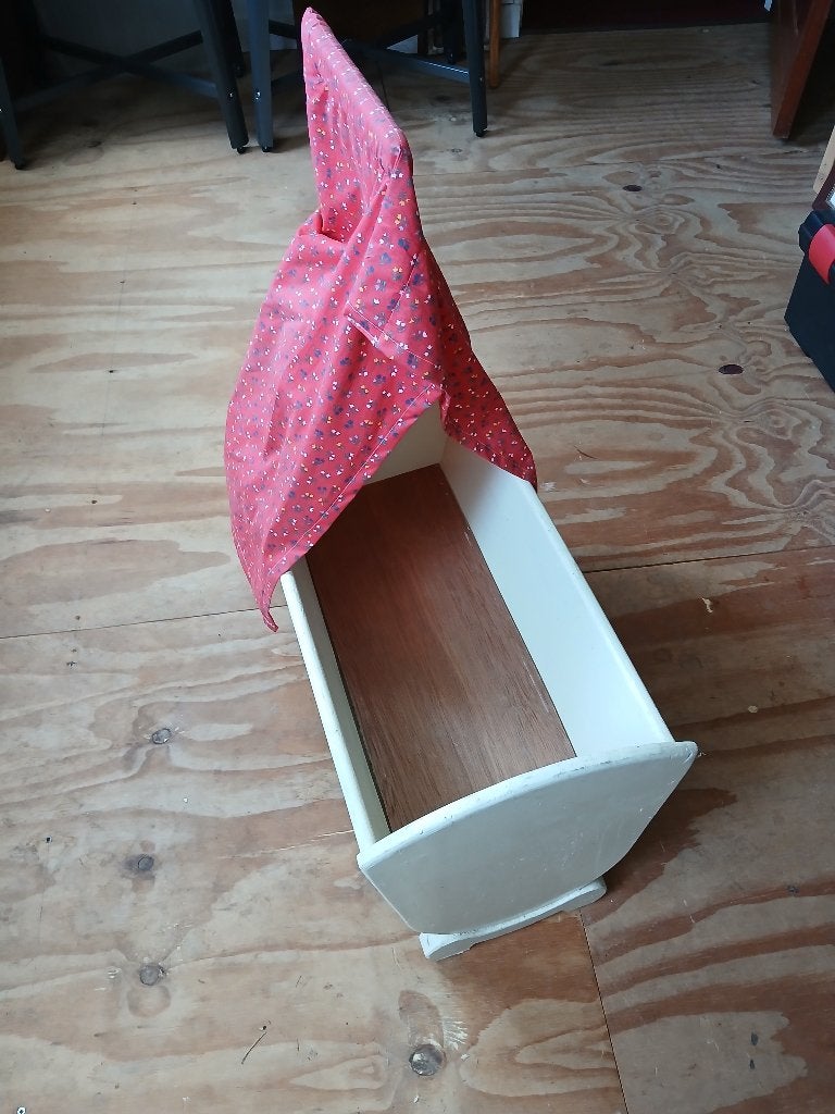poppen ledikantje, Ophalen, Gebruikt, Babypop