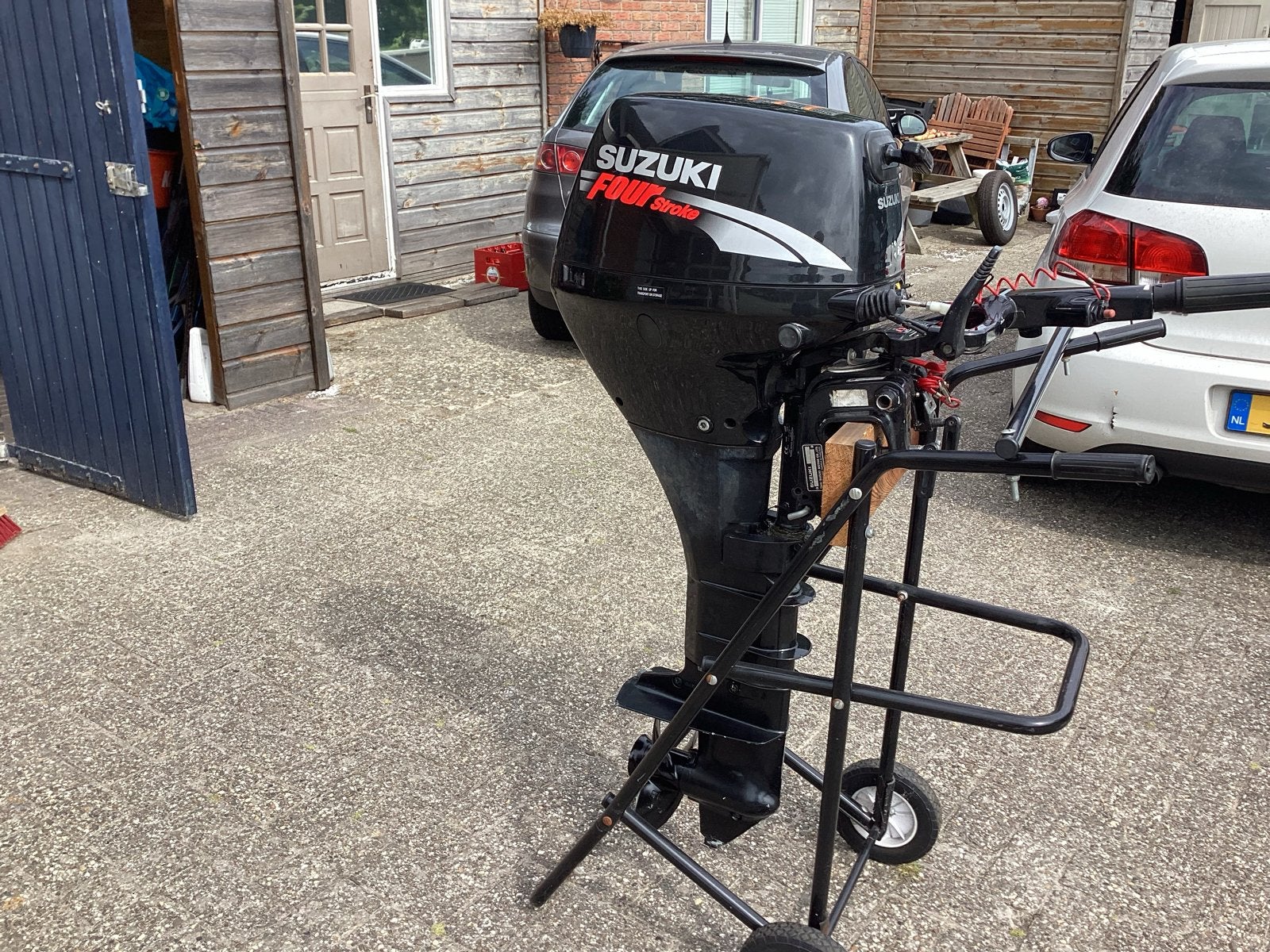 Suzuki15 pk + Mercury 8 pk langstaarten, Ophalen, 10 tot 30 pk, Viertaktmotor, Zo goed als nieuw