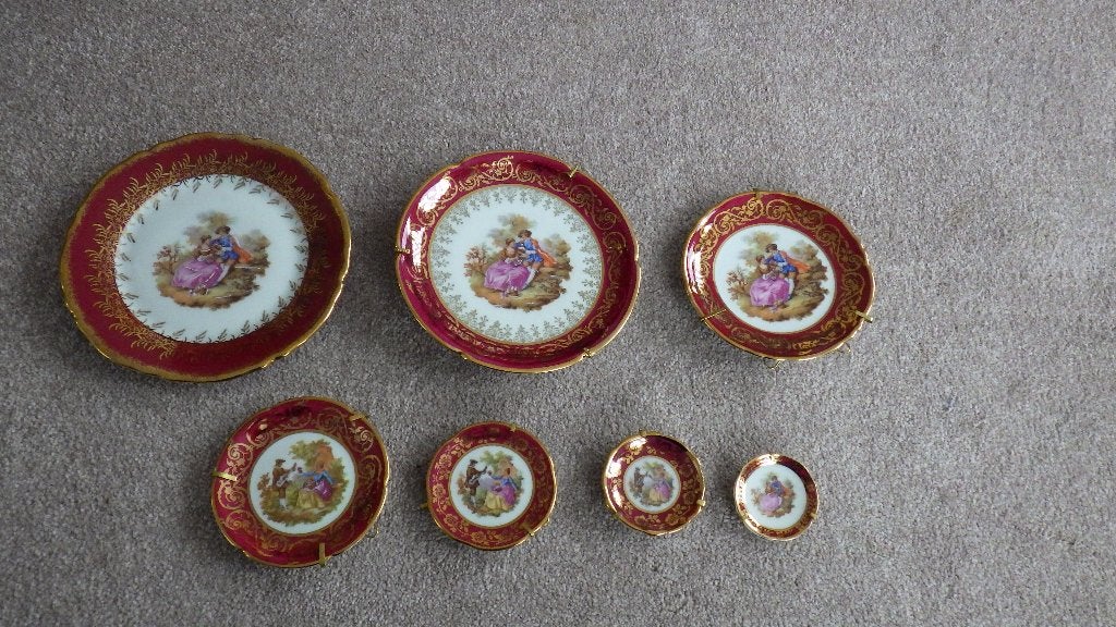 miniatuurbordjes van limoge, Ophalen of Verzenden
