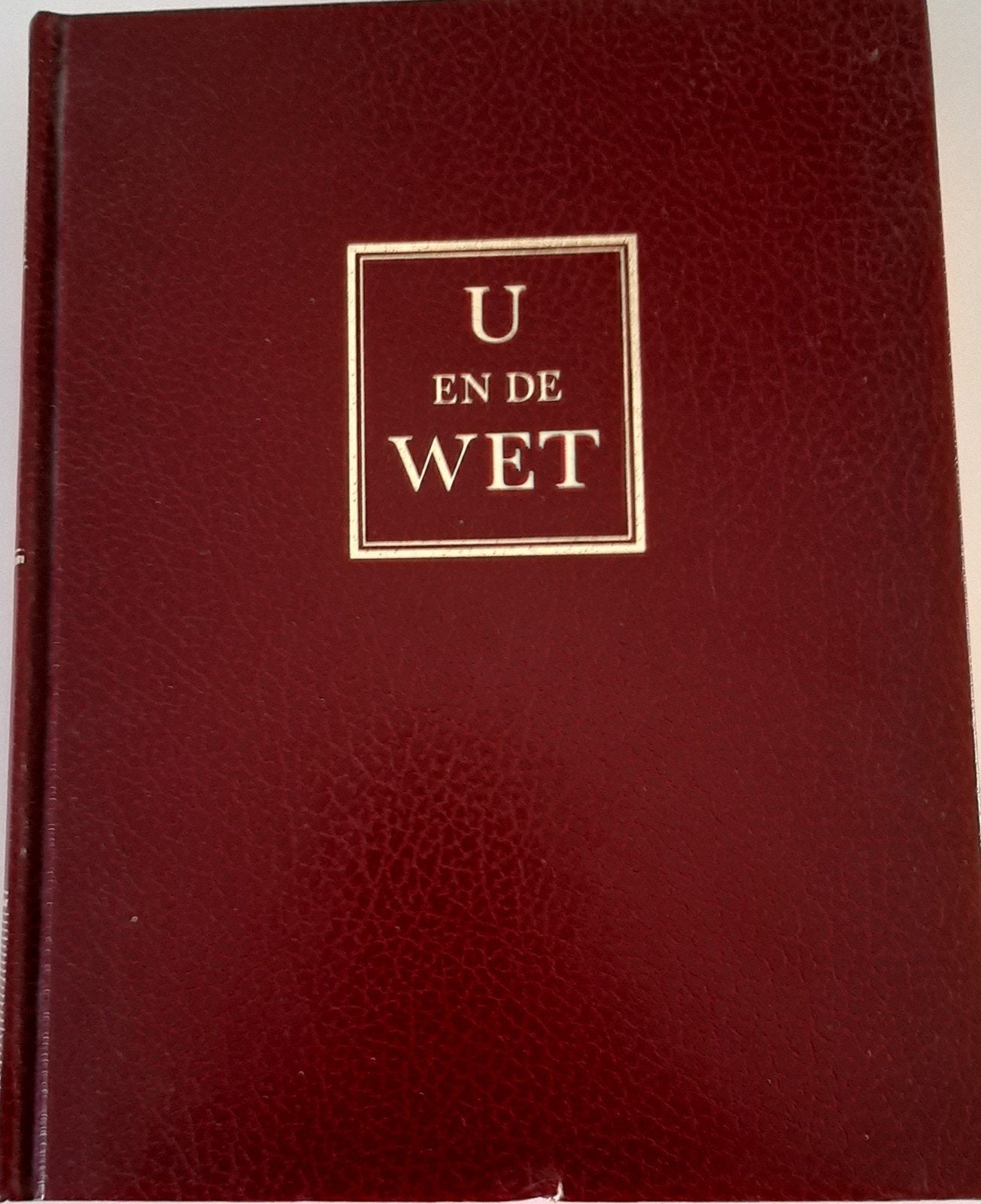 U en de WET 8, Boeken, Encyclopedieën, Ophalen of Verzenden, Overige onderwerpen