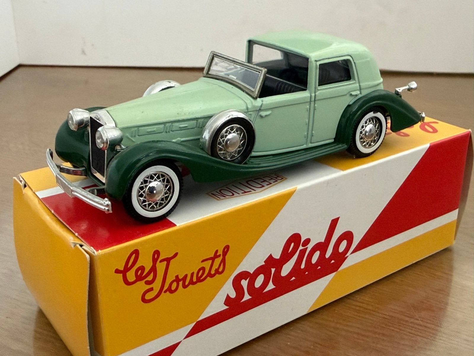 Solido Delage D8-120 1939 - Schaalmodel Auto, Ophalen of Verzenden, Zo goed als nieuw, Auto, Solido