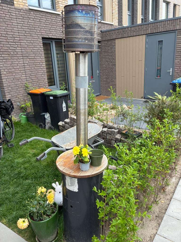 Gas Heater met gasfles,nog goed gevuld, Ophalen, Gebruikt, Gas