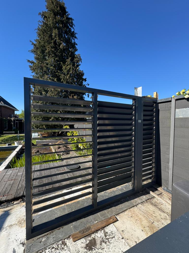 Lamellen veranda - Stijlvolle en functionele zonwering, Tuin en Terras, Overkappingen, Ophalen, Gebruikt, Veranda