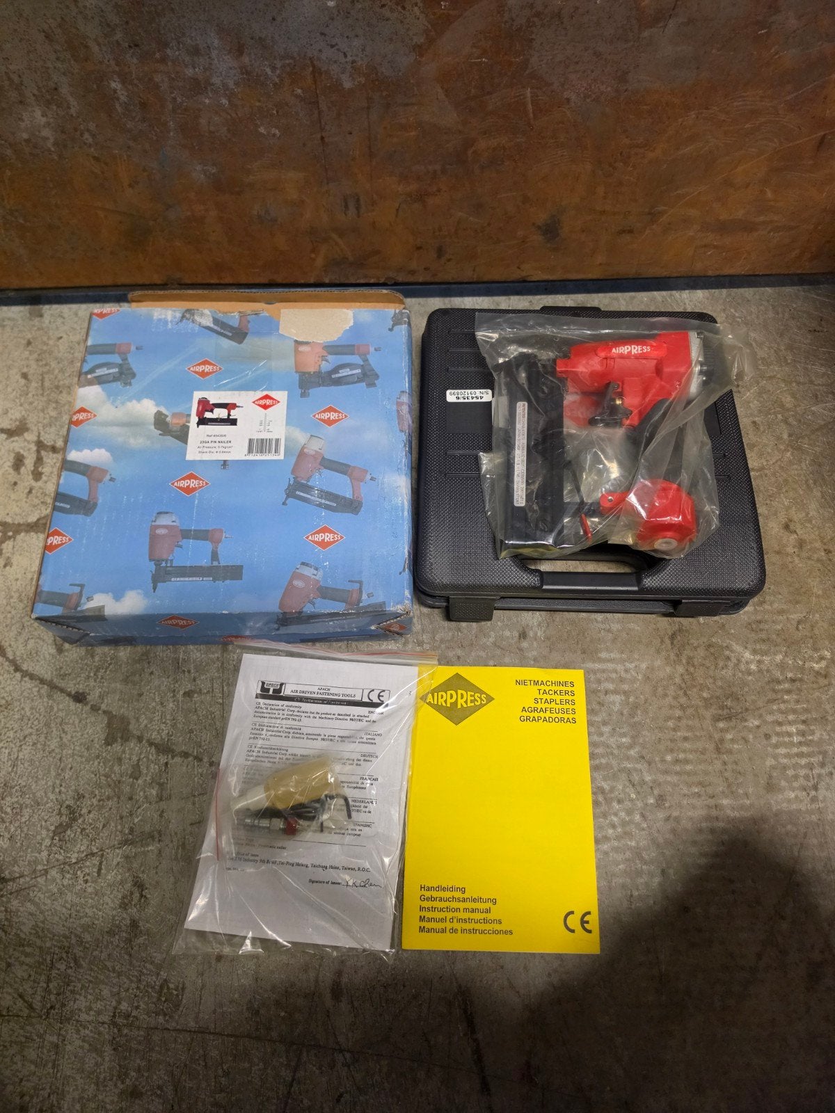 Airpress 23GA pintacker nieuw, ., Nieuw, Ophalen of Verzenden, Airpress