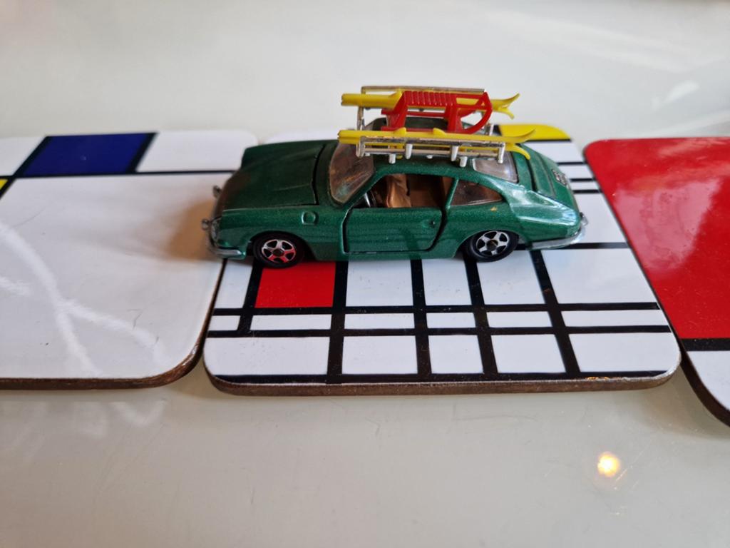 Mebetoys porsche 912  1/43 p, Ophalen of Verzenden, Zo goed als nieuw, Auto, Overige merken
