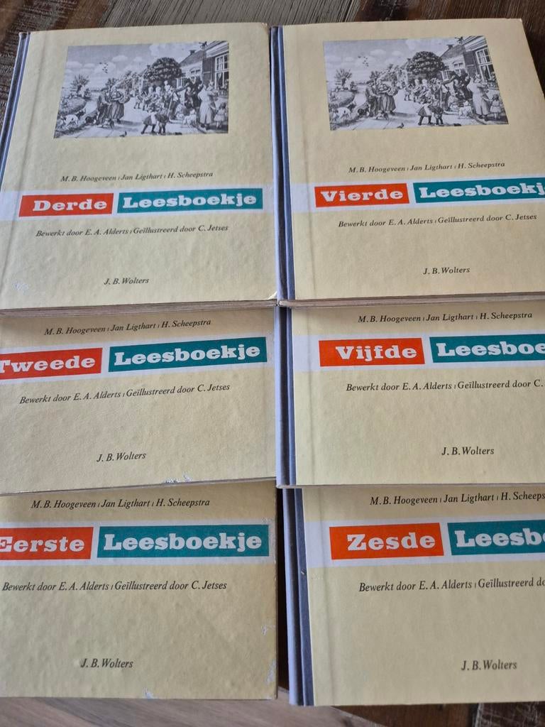 Twee series vintage leesboekjes, Ophalen of Verzenden, Zo goed als nieuw, Overige niveaus, Nederlands