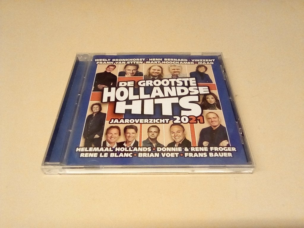 De Grootste Hollandse Hits Jaaroverzicht 2021 CD, Pop, Ophalen of Verzenden, Zo goed als nieuw, Inclusief doosje