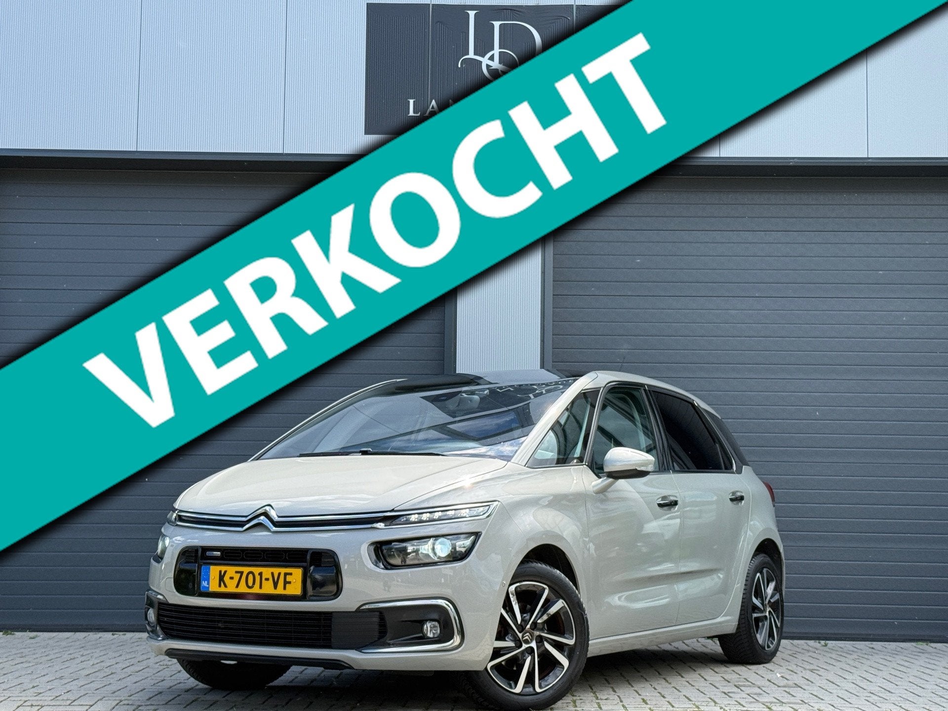Citroen C4 Picasso 1.2 NARDO GREY / VOL / AUTOMAAT / TREKHAK, Auto's, Gebruikt, 1199 cc, C4 (Grand) Picasso, Leder