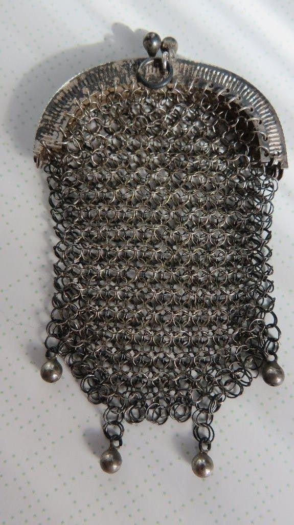 Antiek zilveren beursje, Antiek en Kunst, Ophalen of Verzenden, Zilver