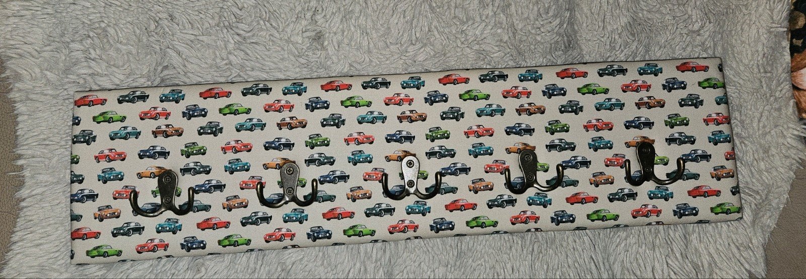 Wandkapstok met auto's - Petite July, Wandkapstok, Overige materialen, Gebruikt, Ophalen of Verzenden