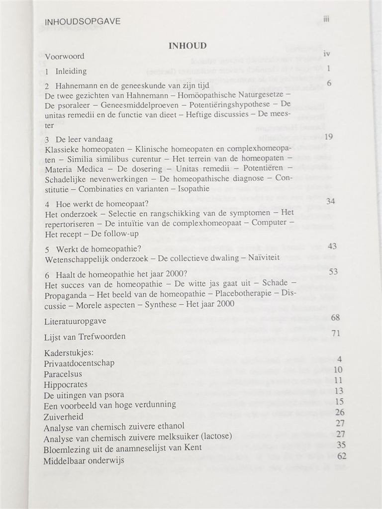 Homeopathie — Kritische Analyse van de Geneeswijze 1992, Ophalen of Verzenden, Gelezen, Overige onderwerpen, Achtergrond en Informatie