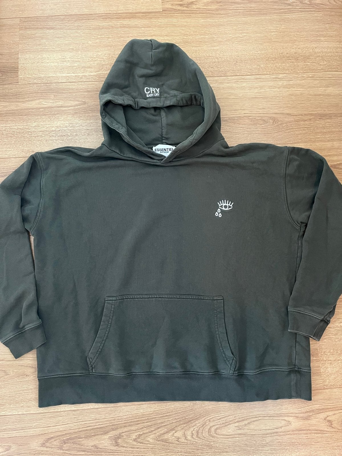 Essentiel Antwerp oversized hoodie maat 36 (S), Kleding | Dames, Ophalen of Verzenden, Gedragen, Maat 36 (S), Groen