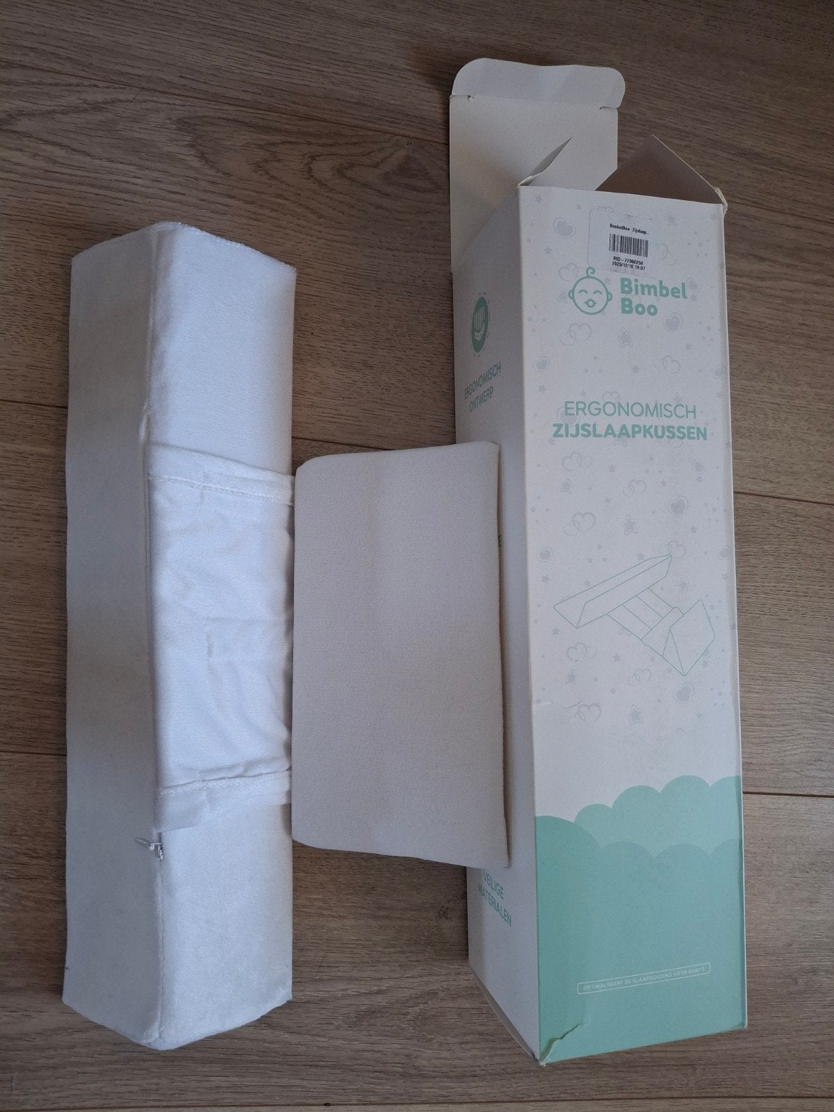 Bimbelboo zijslaapkussen baby, nieuw, Nieuw, Ophalen of Verzenden, Kussen, Dubbele rits