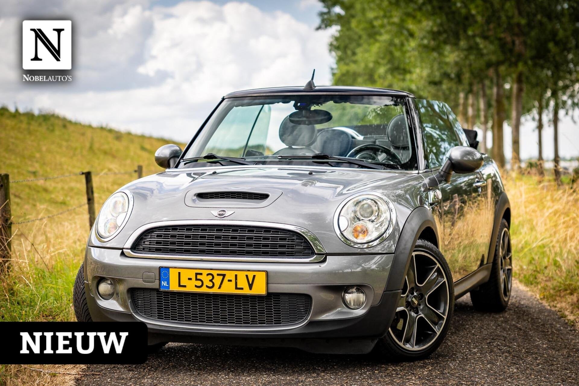 Mini Cabrio 1.6 Cooper S |Leder |Xenon |174pk, Auto's, Mini, Bedrijf, Te koop, Cabrio, ABS, Airbags, Airconditioning, Alarm, Boordcomputer