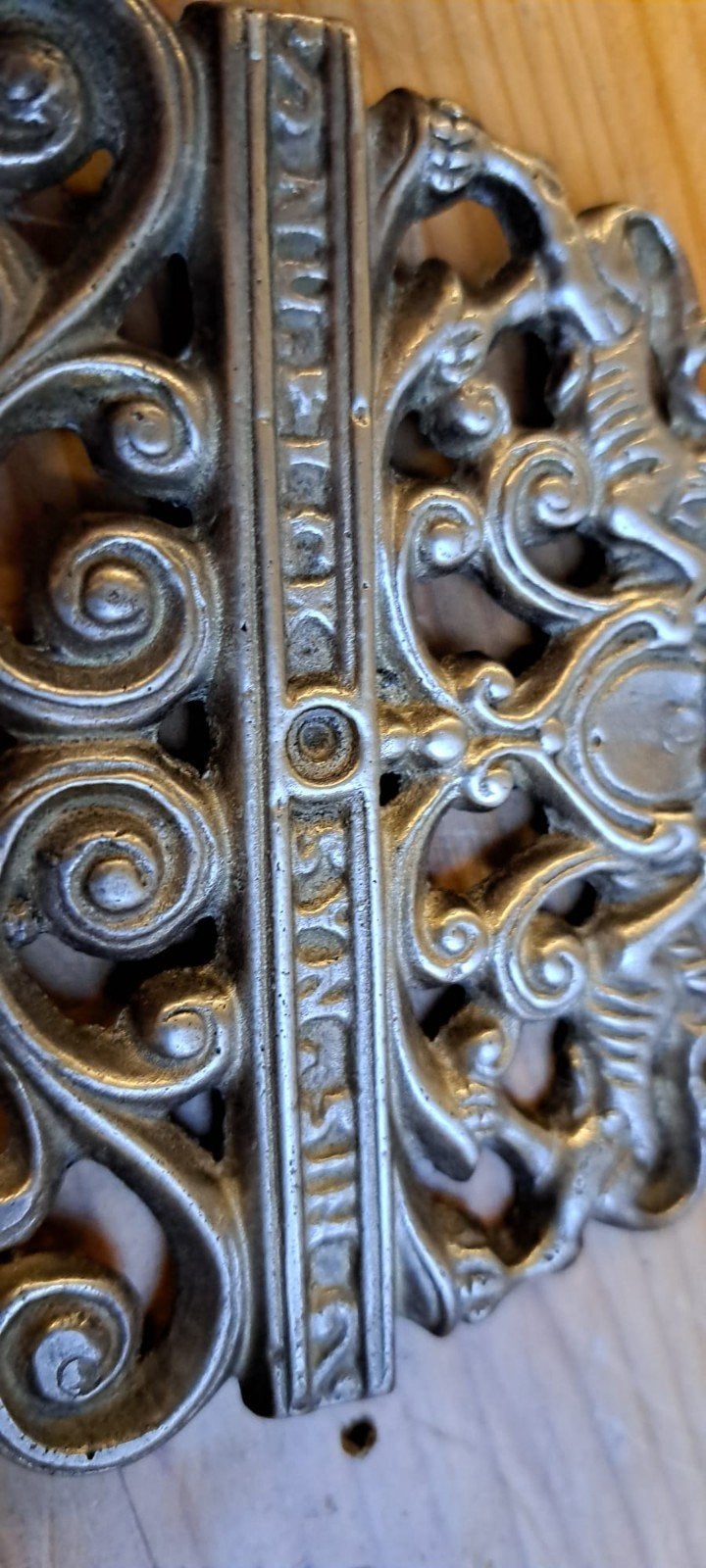 Bronzen embleem, Antiek en Kunst, Antiek | Koper en Brons, Verzenden, Brons