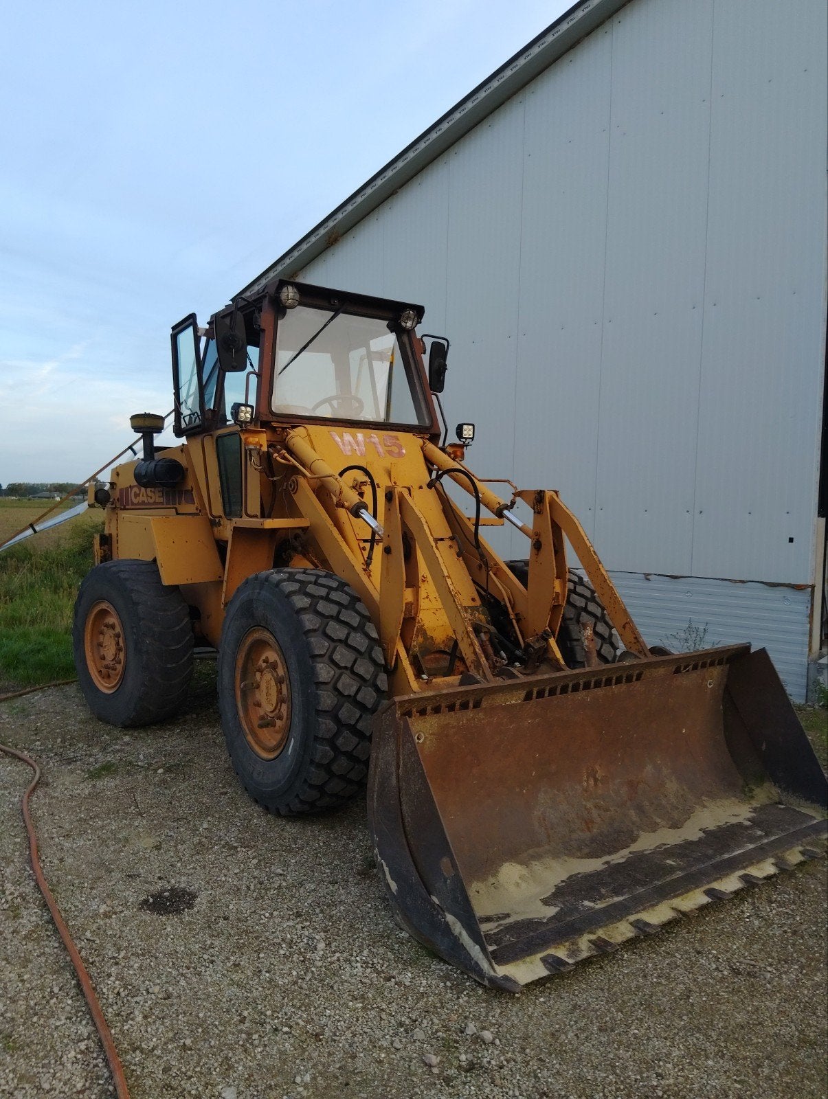 Case w15 loader, Ophalen, Wiellader of Shovel