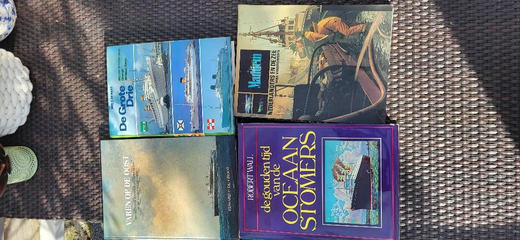 verzamel boeken alles over zeilen en grote vaart., Ophalen, Gelezen
