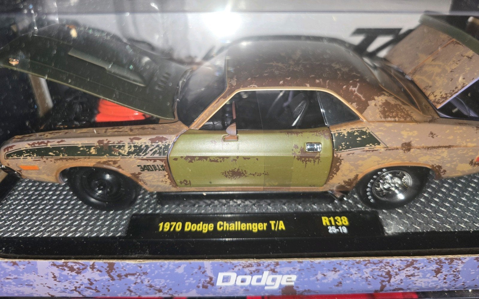 1970 Dodge Challenger T/A M2 Machines 1:24, Ophalen of Verzenden, Nieuw, Auto