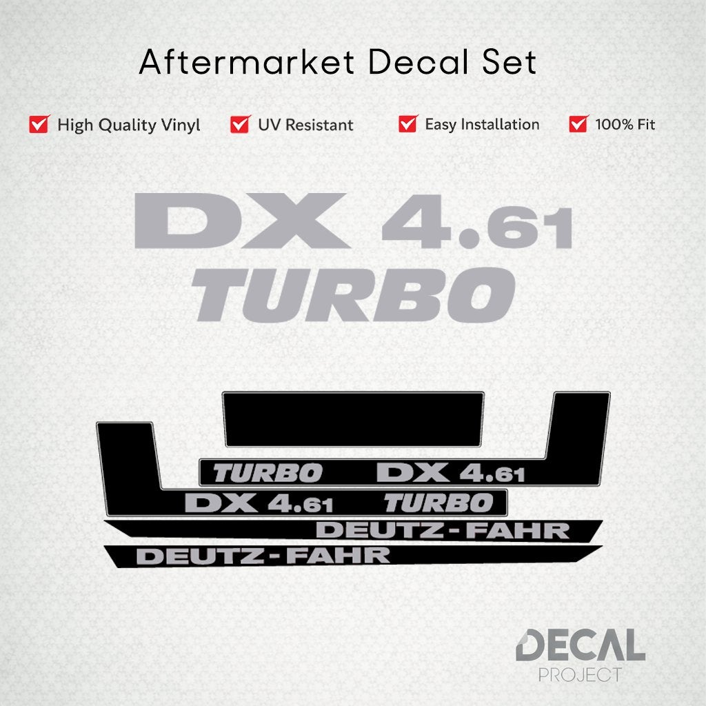 Vervangende Stickers Deutz DX 4.61 - 4.70, Verzenden